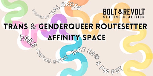 Hauptbild für B&R! Routesetter Affinity Space for Trans & Gender Diverse Setters