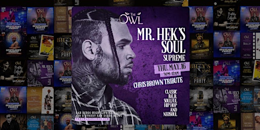 Imagem principal do evento Mr. Hek's Soul Supreme: Chris Brown Tribute