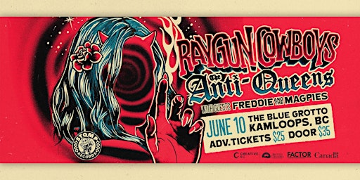 Imagem principal do evento RAYGUN COWBOYS & The ANTI-QUEENS with Guests