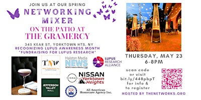 Imagem principal do evento TheNetWorks Spring Networking Mixer + Fundraiser for Lupus Awareness Month