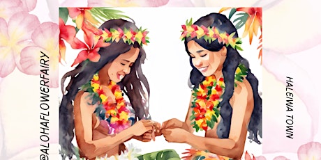 Mother's Day make a Lei workshop with the Flower Fairy @Jorge's