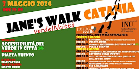 Pedalata: Accessibilità del verde in città - Jane's Walk Catania 2024