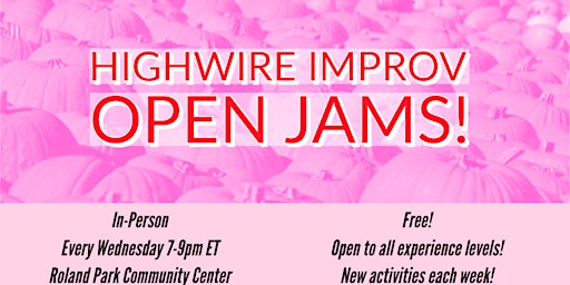 Highwire Improv Open Jam (In-Person)  primärbild
