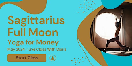 Sagittarius Full Moon- Evening Yin Yoga Class