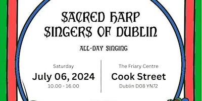Imagen principal de 2024 Dublin All-Day Singing - Shapenote Music