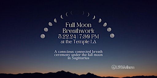 Imagem principal do evento Full Moon Breathwork