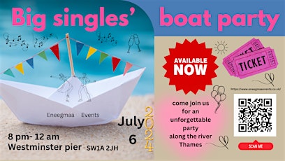 Summer Singles' Boat party, EXTRAVAGANZA!!!!