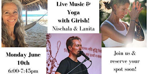 Hauptbild für Live Music + Yoga with GIRISH @ SW Herb Shop in MESA on JUNE 10!!