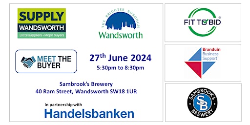 Supply Wandsworth | Fit To Bid® - Meet The Buyer  (live event) primary image