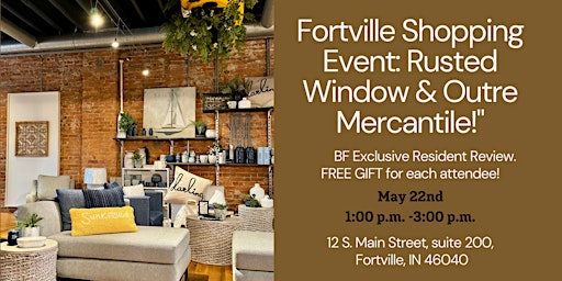 Imagen principal de Britton Falls Exclusive Shopping Event: Rusted Window & Outre Mercantile!