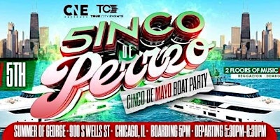 99% SOLD OUT 5inco de Perreo 2 floor Yacht Party! primary image