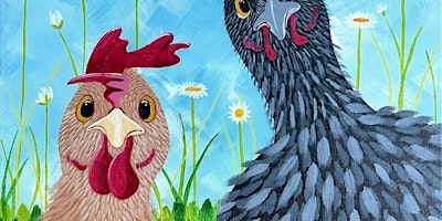 Primaire afbeelding van Just Us Chickens - Paint and Sip by Classpop!™