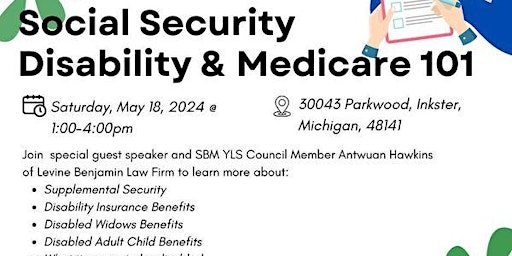 Imagem principal do evento Social Security Disability and Medicare 101