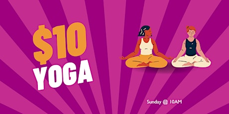$10 Yoga: Free Flow on The Terrace!