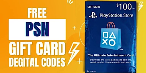 Primaire afbeelding van Free PS5 Codes  PSN Gift Card Codes  PSN Code Giveaway Live  PS Plus Free  Free PSN Gift Car