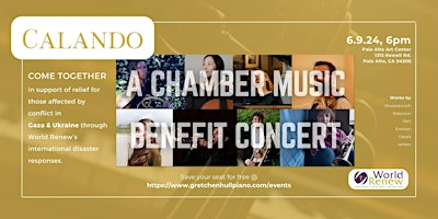 Hauptbild für Calando: A Chamber Music Benefit Concert