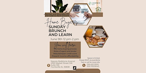 Imagem principal do evento Home Buyer's Sunday Brunch and Learn