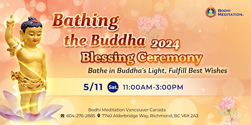 Hauptbild für Bathing the Buddha Blessing Ceremony
