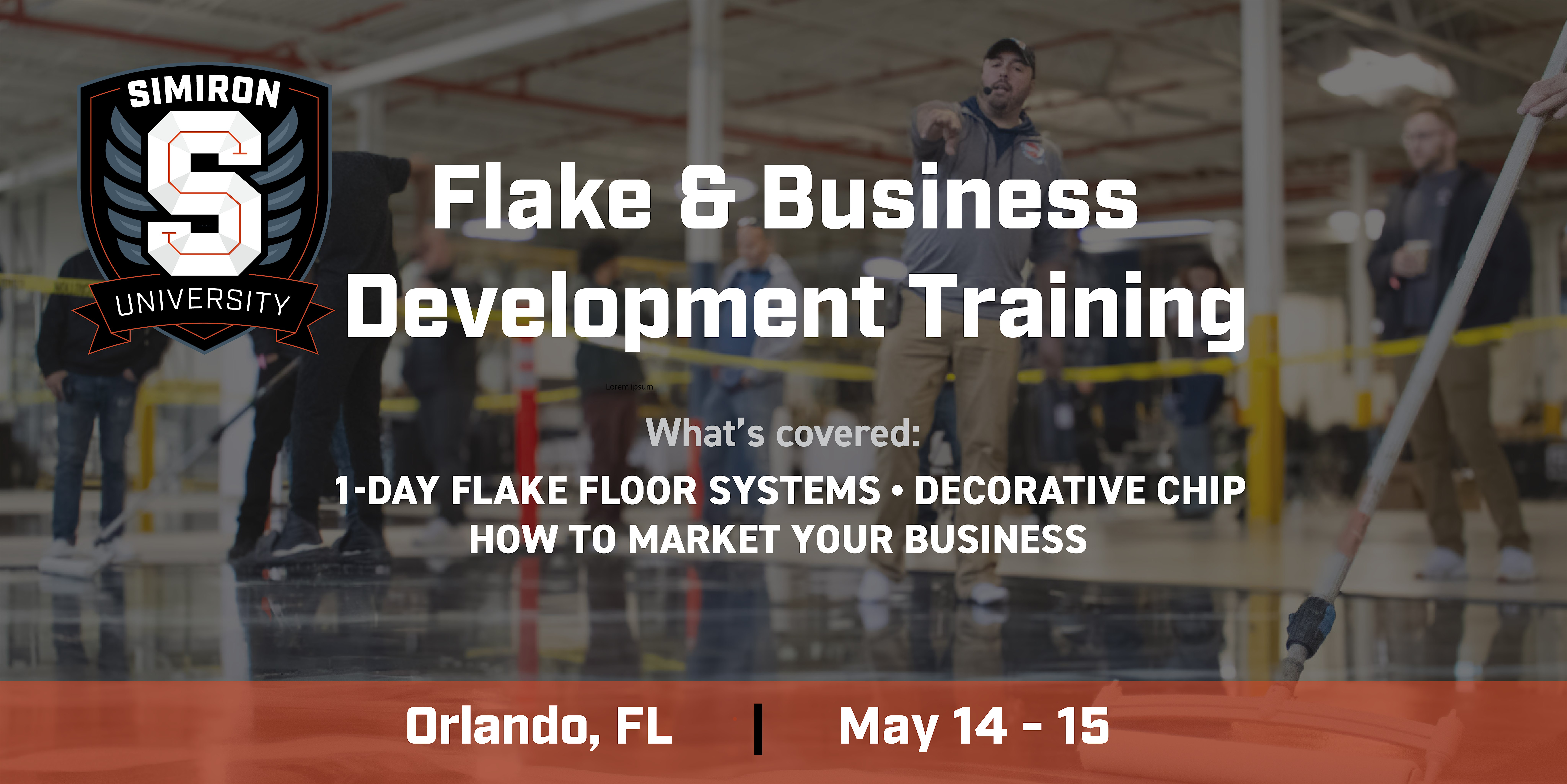 Flake Floor & Business Development Training