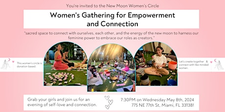 New Moon Women's Circle - Gathering for Empowerment and Connection!