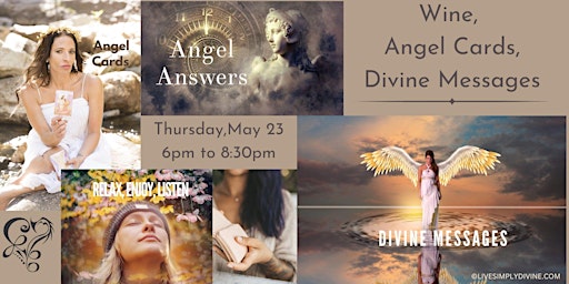 Imagem principal de Wine, Angel Cards, Divine Messages
