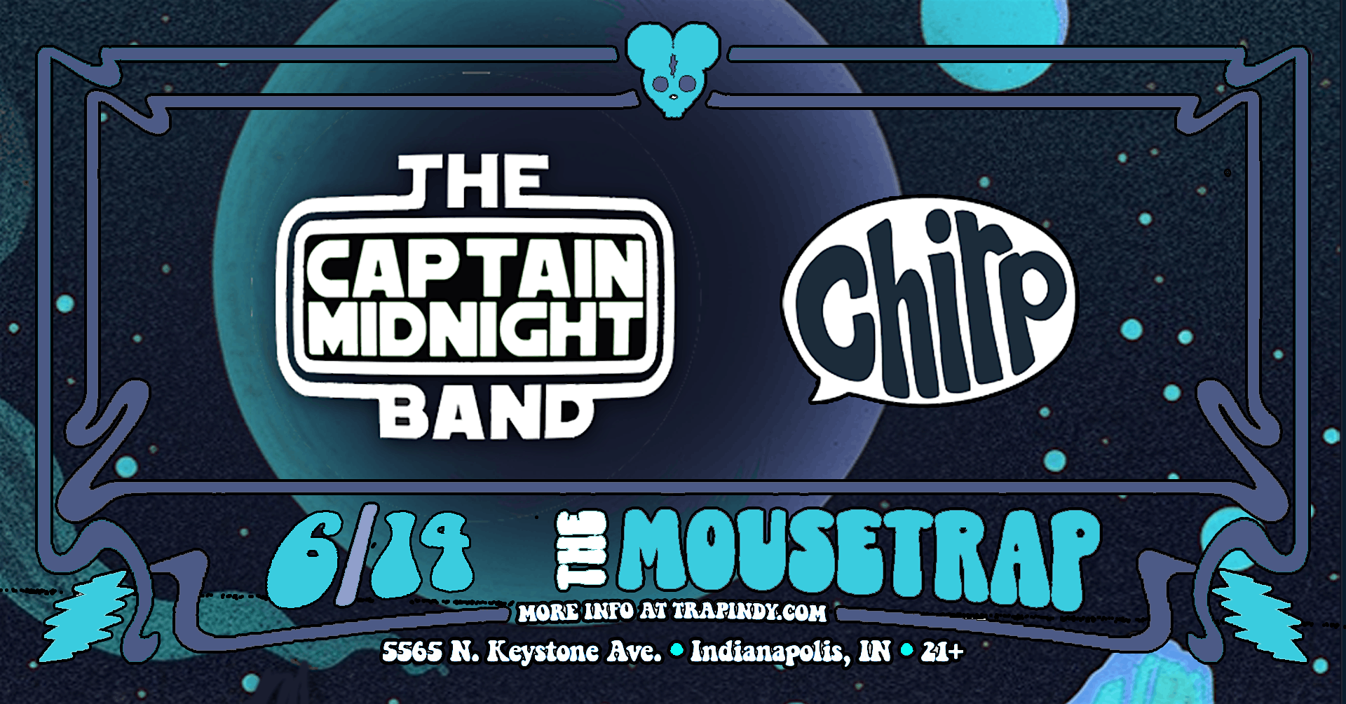 Captain Midnight Band w\/ Chirp @ The Mousetrap - June 14th, 2024