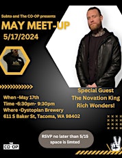 Subto and The CO-OP presents - The May Meet-Up! feat The Novation King!