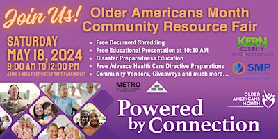 Primaire afbeelding van Older Americans Month Community Resource Fair 2024