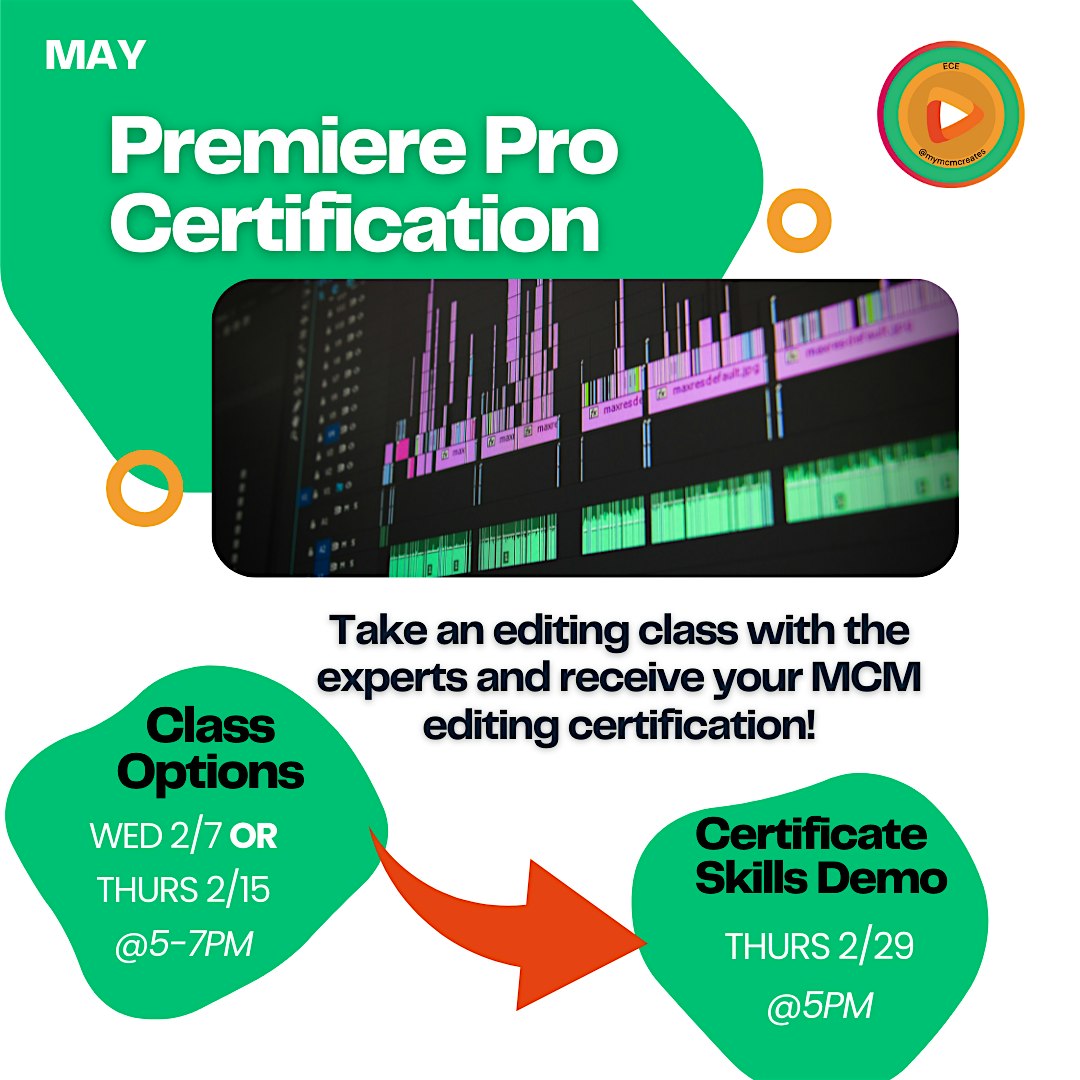 Certification Workshop: Mastering Adobe Premiere Pro!