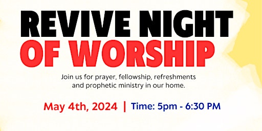 Imagem principal do evento Revive Night of Worship