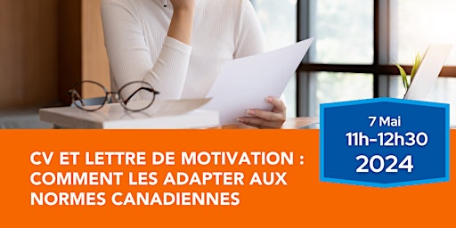 CV Canadien et  lettre de motivation: Vos outils dans la recherche d'emploi primary image