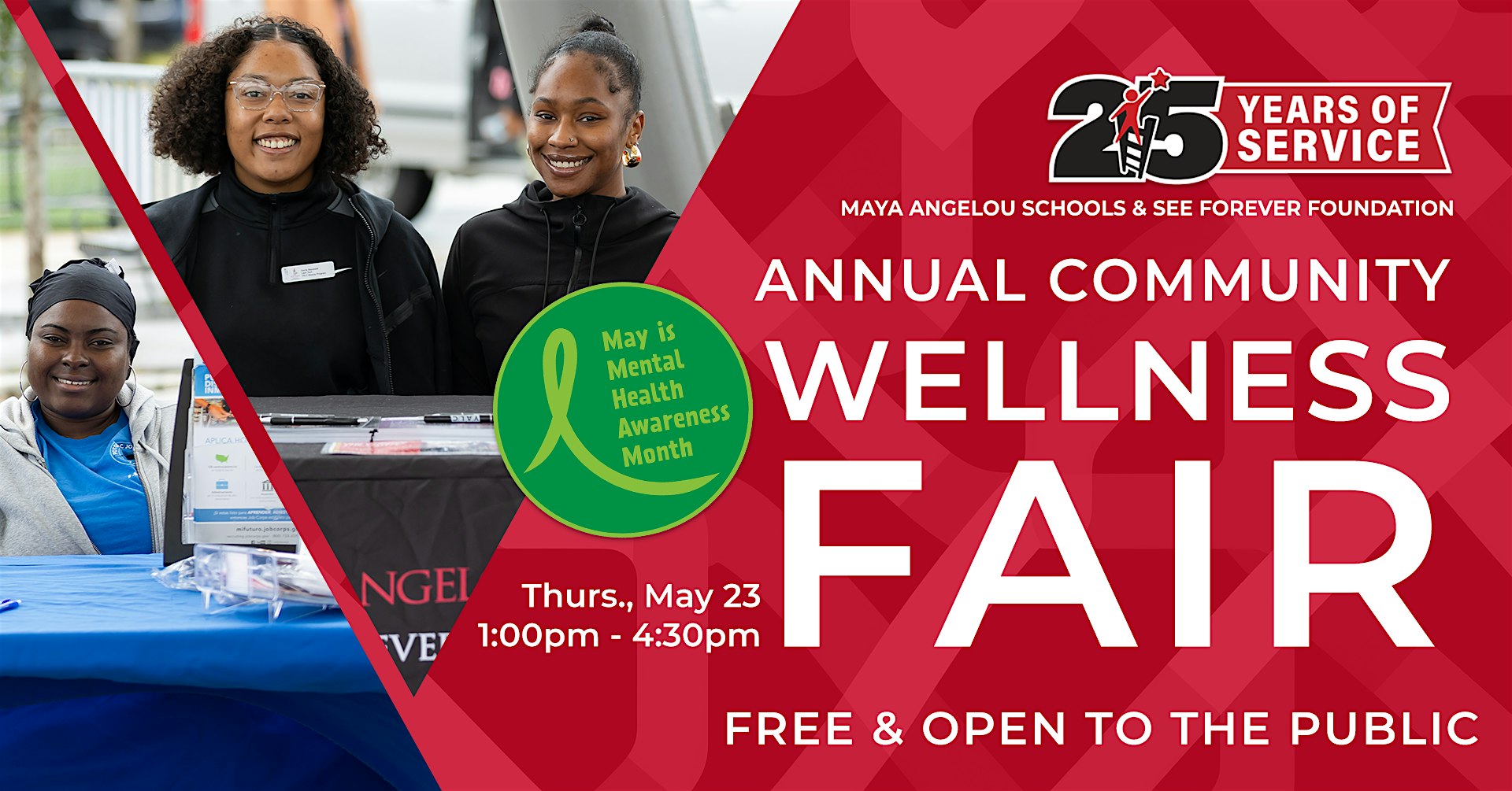 Annual Community Wellness Fair presented by Maya Angelou Schools