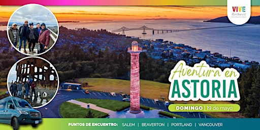 Imagem principal do evento ¡Recorre la bella ciudad costera de Astoria con Vive NW!