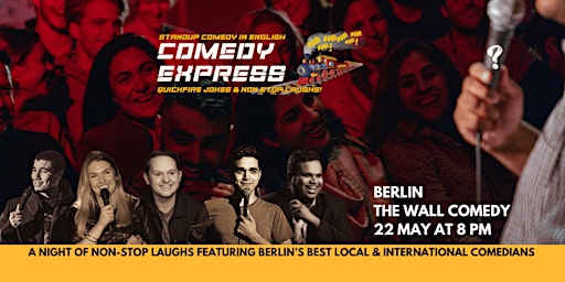 Primaire afbeelding van STANDUP COMEDY SPECIAL IN ENGLISH - Comedy Express