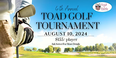 Toad's 4th Annual Golf Tournament