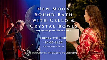 Imagem principal do evento Special Edition: New Moon Sound Bath with Cello and Crystal Bowls