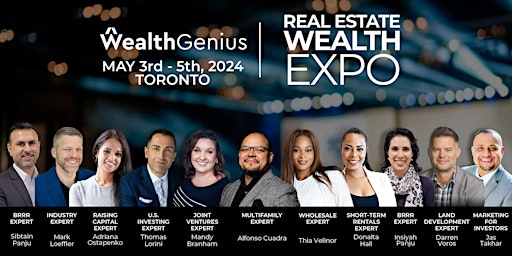 Imagen principal de Real Estate Wealth EXPO - Toronto, ON [050324]