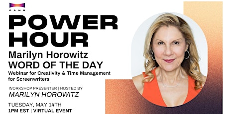 PANO Power Hour : Professor Marilyn Horowitz - WORD OF THE DAY Webinar