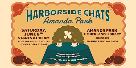 Harborside Chats: Amanda Park (Timberland Regional Library)