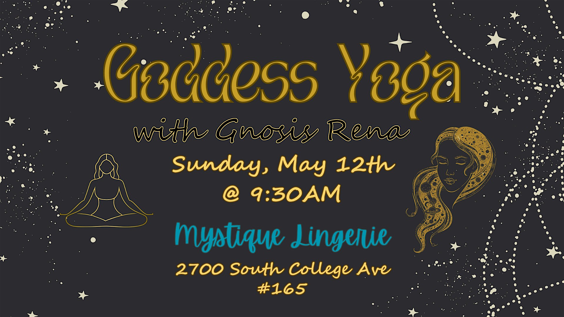 Goddess Yoga at Mystique Lingerie