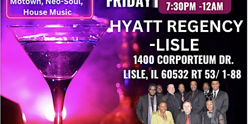 PARTY NIGHT @ THE HYATT REGENCY LISLE W/SOUL 2 THE BONE BAND & DJ INFINITE primary image