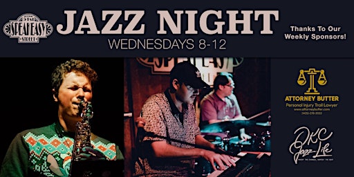 Primaire afbeelding van The Speakeasy Jazz Night Presents: Eric Parmelee w Kendrik McKinney Trio