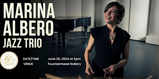 Imagem principal do evento Marina Albero Jazz Trio Concert