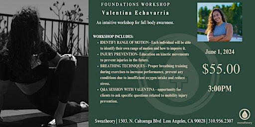 Foundations Workshop - An intuitive workshop for full body awareness. primary image
