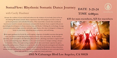 SomaFlow: Rhythmic Somatic Dance Journey primary image