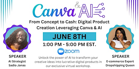 From Concept to Cash: Digital Product Creation Leveraging Canva & AI