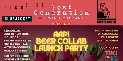 Immagine principale di AAPI BEER COLLAB RELEASE PARTY 