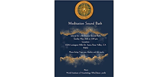 Image principale de Meditation Sound Bath