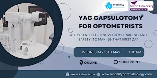 YAG Capsulotomy for Optometrists primary image