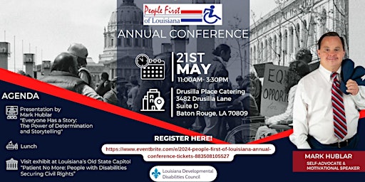 Image principale de 2024 People First of Louisiana Annual Conference